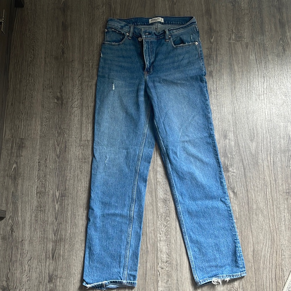 Abercrombie & Fitch 90’s straight ultra high rise jeans